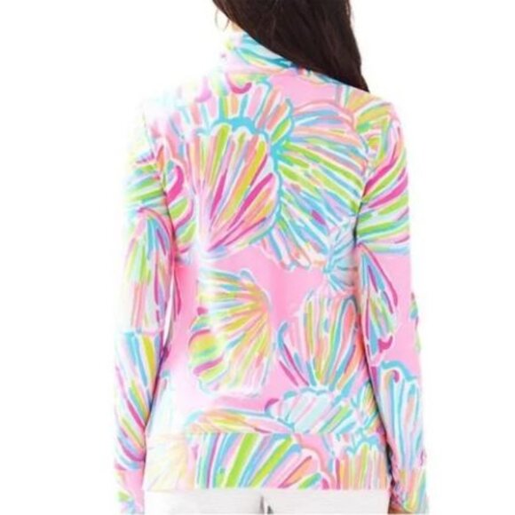 Lilly Pulitzer Reagan Pink Pout Shellabrate Full Zip Jacket - XS - Picture 11 of 12